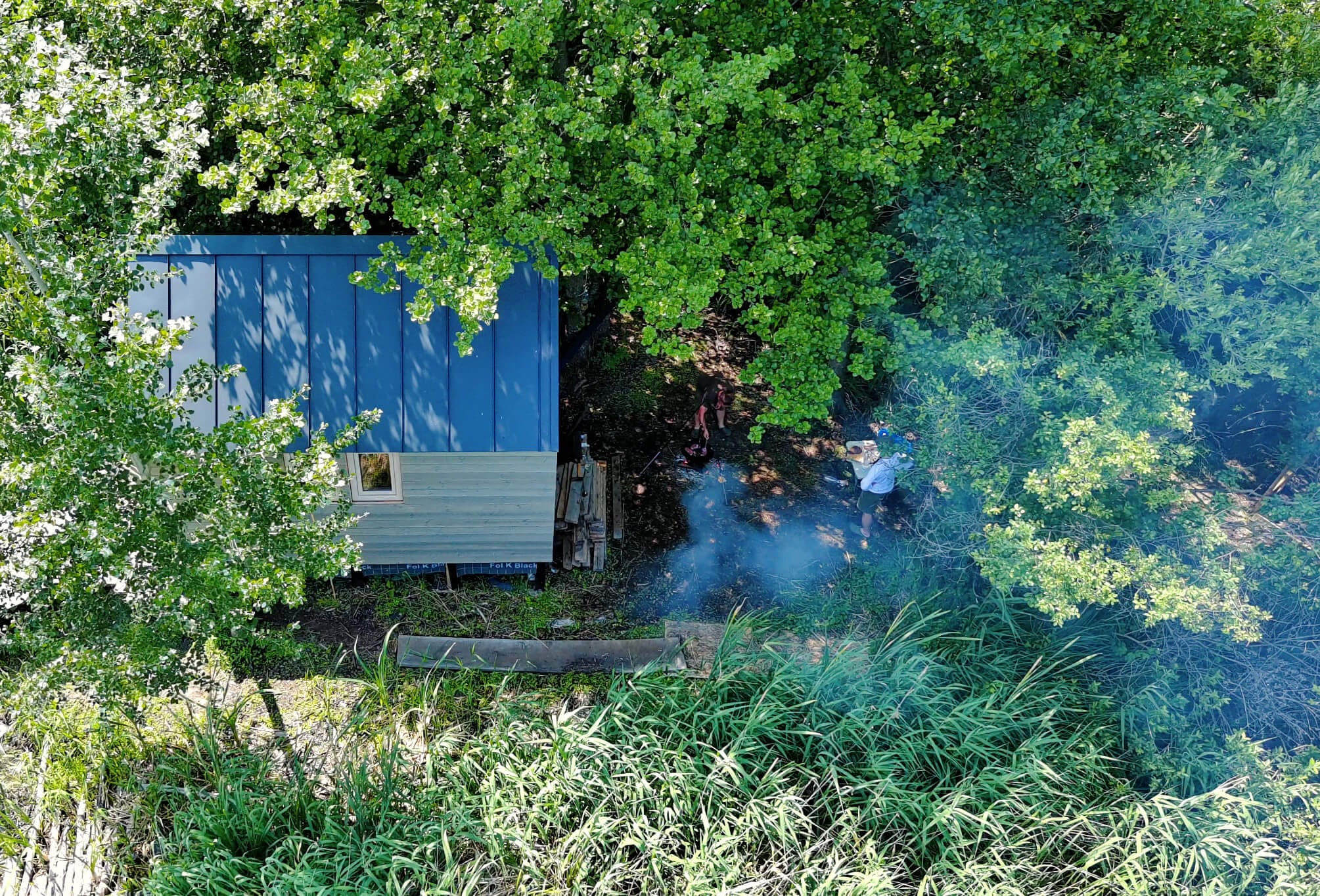 green heaven lake 8-as állás faház fentről